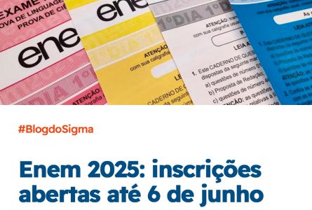 Enem 2025 com inscrições abertas! Veja como participar e prepare-se com o Colégio Sigma Londrina